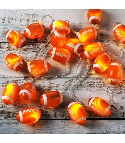 Amazon.com: Kurt S. Adler UL1368 Football Light Set, 10 Light